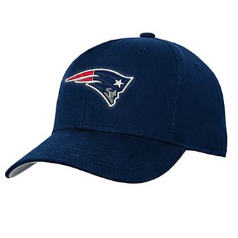 Youth Outerstuff Navy New England Patriots Pre-Curved Snapback Hat