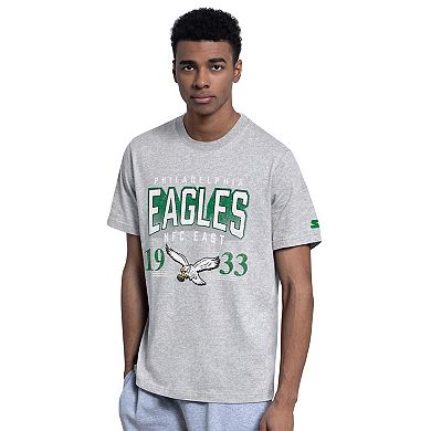 Men's Starter Kelly Green/Gray Philadelphia Eagles Two-Pack Throwback Logo T-Shirt Set