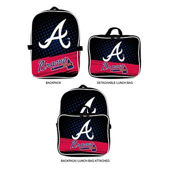 MOJO Atlanta Braves Backpack & Lunch Box 2 pc Set