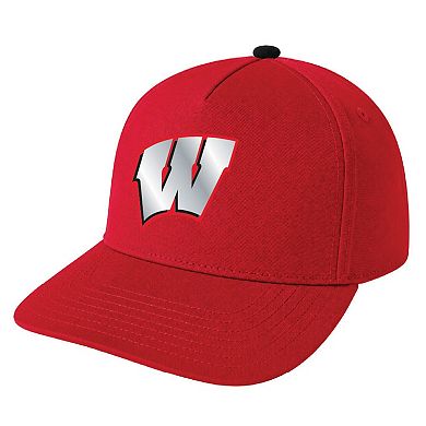 Unisex Under Armour Red Wisconsin Badgers 2026 Lambeau Field Collection Blitzing A-Frame Adjustable Hat
