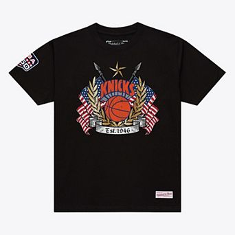 Men's Mitchell & Ness Black New York Knicks Allegiance T-Shirt