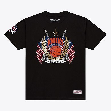 Men's Mitchell & Ness Black New York Knicks Allegiance T-Shirt
