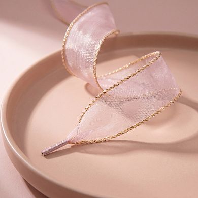 2 Pairs Unisex Wide Shoelaces Wavy Curl Silk Chiffon Shoelaces 55.12"