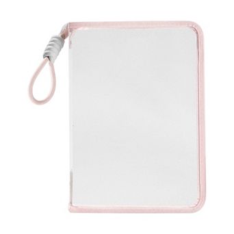 Document Bag, Zipper Tote PP File Bag for Office With Clip