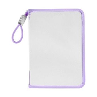 Document Bag, Zipper Tote PP File Bag for Office With Clip