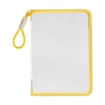 Document Bag, Zipper Tote PP File Bag for Office With Clip