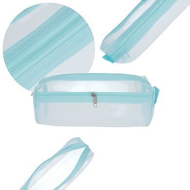 8.27"x2.36"x3.35" Multifunctional Pencil Case Organizer for Office Supplies 1 Pc