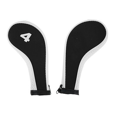 1Set Durable Golf Head Covers with Zipper