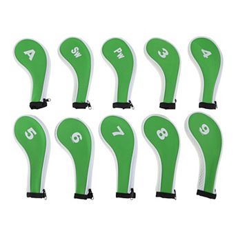 1Set Durable Golf Head Covers with Zipper