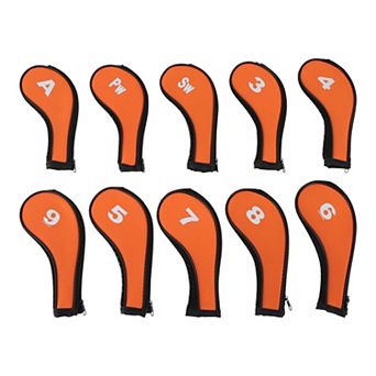 1Set Durable Golf Head Covers with Zipper