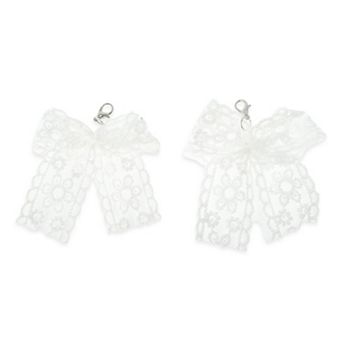 1Pair Lace Bow Design Shoelace Charms