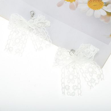 1Pair Lace Bow Design Shoelace Charms