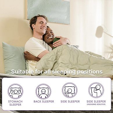 12 Inch Size Cooling Gel Hybrid Mattress Orthopedic Motion Isolation Adjustable Base Ready