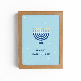 Hanukkah Greeting Card. Boxed Set Matte Cardstock