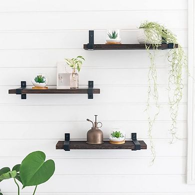 Artificial Succulents in Glass Pots, Mini Faux Plants with Bamboo Tray Decor