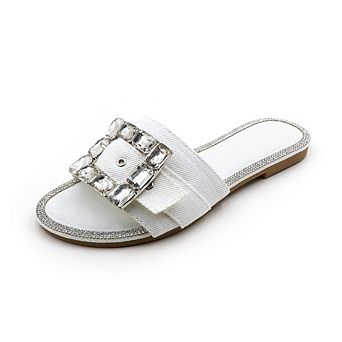 Emely-1 Pointed Toe Ankle Strap Ballet Flats for Women