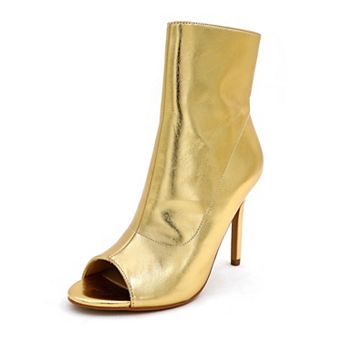 Charlie-212 Peep Toe Stiletto Heel Ankle Booties