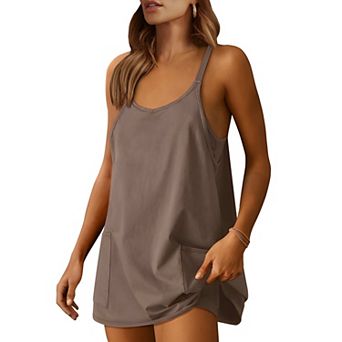 Women Active Workout Romper Dress
