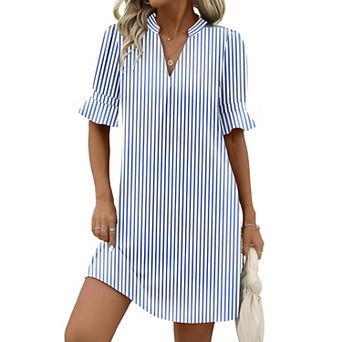 Women's Ruffle Sleeve Dress