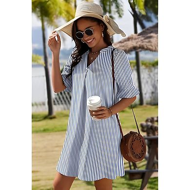 Women's Ruffle Sleeve Dress