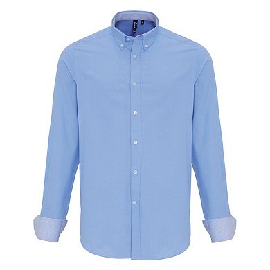 Premier Mens Cotton Rich Oxford Shirt
