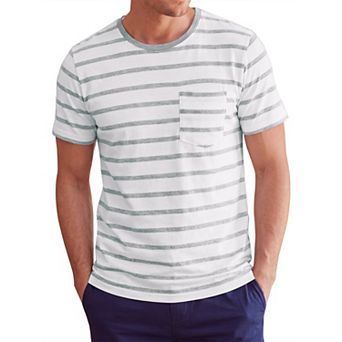 Men's Striped T-Shirt Short Sleeve Crewneck Casual Summer Tee Shirts