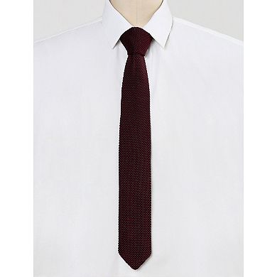 Knitted Neckties for Men Regular Tie Heart Print Ties