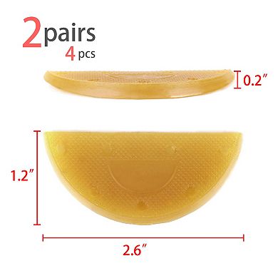 4 Pcs Rubber Shoes Boots Heels Sole Repair Plates Guard Mats
