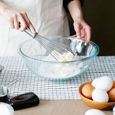 3Pcs Silicone Wire Whisk Set, Multi-Use Beater for Whisking, Beating & Stirring