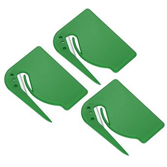 3 pc Stainless Steel Letter Opener, Portable Envelope & Package Slitter Tool for Office & Home
