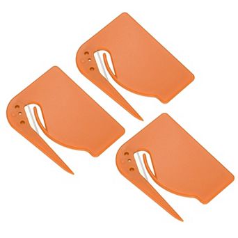 3 pc Stainless Steel Letter Opener, Portable Envelope & Package Slitter Tool for Office & Home