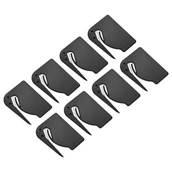 8 pc Stainless Steel Letter Opener, Portable Envelope & Package Slitter Tool for Office & Home