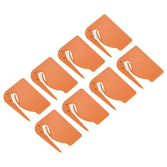 8 pc Stainless Steel Letter Opener, Portable Envelope & Package Slitter Tool for Office & Home