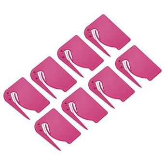 8 pc Stainless Steel Letter Opener, Portable Envelope & Package Slitter Tool for Office & Home