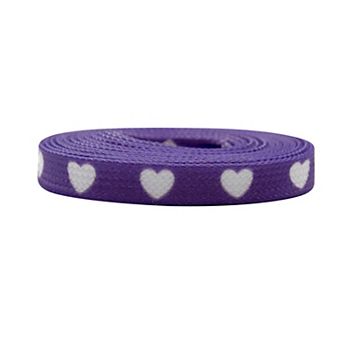 1 Pair Heart Printed Cute Flat Shoelaces for Sneakers 39.4"