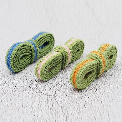 2 Pairs Flat Colored Shoelaces Soft Wide Fluffy Shoestrings for Sneakers 47.24"