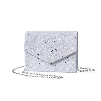 Chic Party Clutch Bags for Women with Sequin Texture and Removable Crossbody Chain