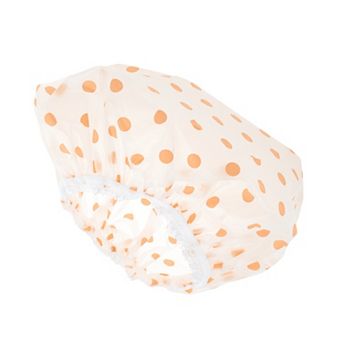 1 pc Reusable Dots Single Layer Shower Cap for Shower