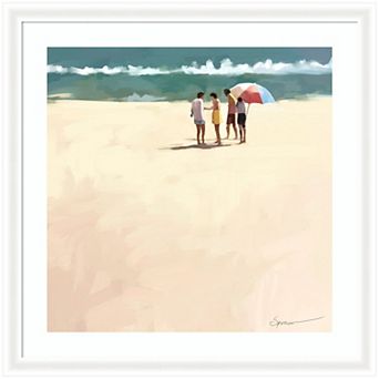Afternoon Meet Up by Mary Sparrow Framed Wall Art Print