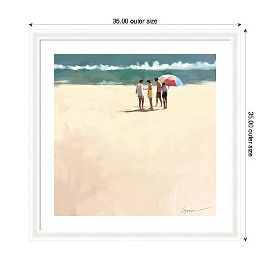 Afternoon Meet Up by Mary Sparrow Framed Wall Art Print