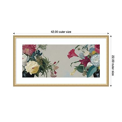 Romantic Blooms by Mary Sparrow Framed Wall Art Print