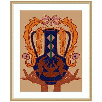 Vessel Collection Blossom by Arty Guava Framed Wall Art Print