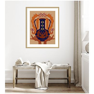 Vessel Collection Blossom by Arty Guava Framed Wall Art Print