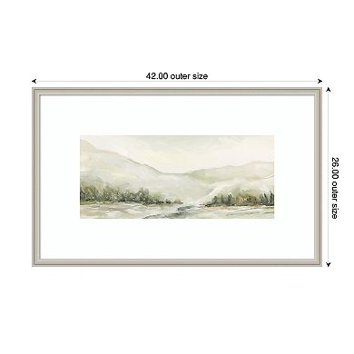 AQ Winter Landscape No. 6 by Annie Quigley Framed Wall Art Print