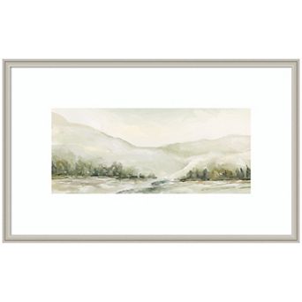 AQ Winter Landscape No. 6 by Annie Quigley Framed Wall Art Print