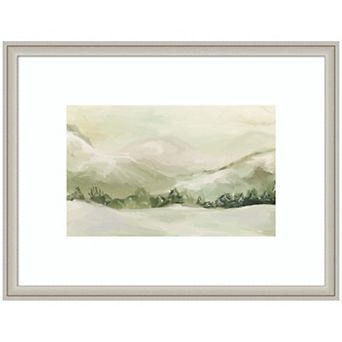 AQ Winter Landscape No. 3 by Annie Quigley Framed Wall Art Print