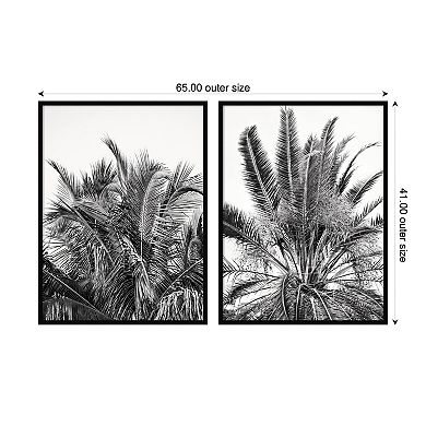 Palm No. 13 & 15 2 Piece Framed Wall Art Print Set by Alicia Bock