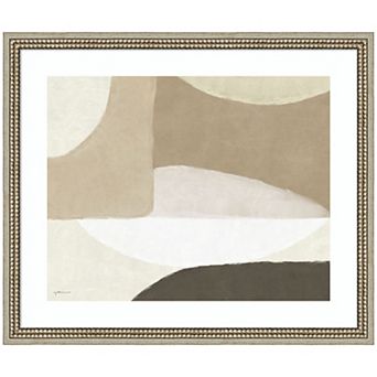 Abstract Neutral by Gabrielly Guedes Framed Wall Art Print