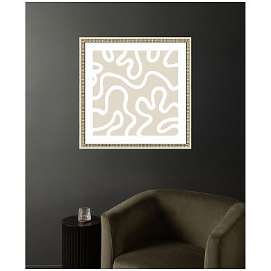 Organic Figures by Gabrielly Guedes Framed Wall Art Print