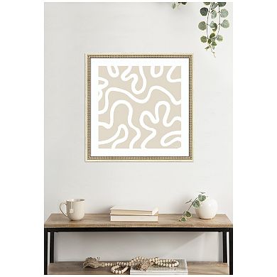 Organic Figures by Gabrielly Guedes Framed Wall Art Print